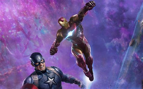2880x1800 Iron Man And Captain America In Avengers End Game Macbook Pro