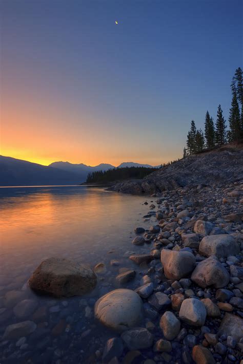 Summer Sunrise On Abraham Lake Photograph By Dan Jurak Fine Art America