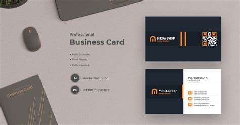 Clean Business Card Template Graphic Templates Envato Elements