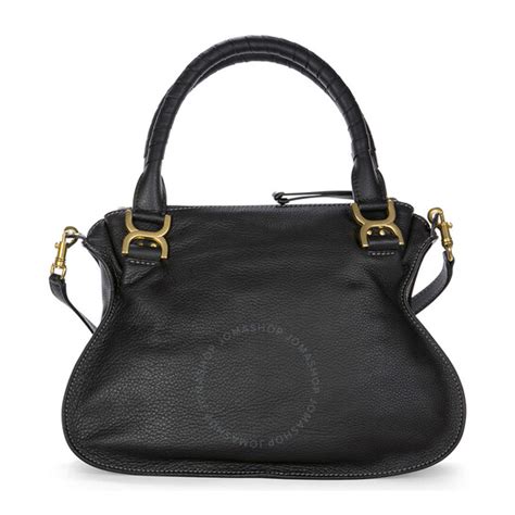 Chloe Marcie Small Leather Satchel Handbag Black 3s0860 161 001