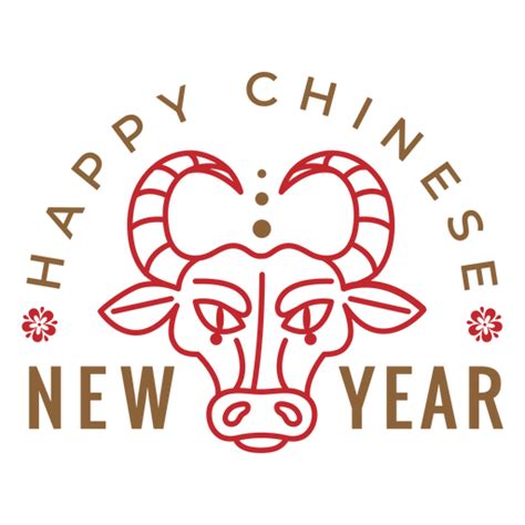 Happy Chinese New Year Badge Transparent Png Amp Svg Vector File