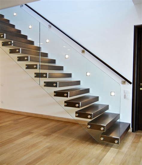 30 Unordinary Floating Stairs For Your Decoration This Year Glass