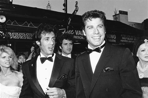 Sylvester Stallone And John Travolta At The World Premiere Of Their