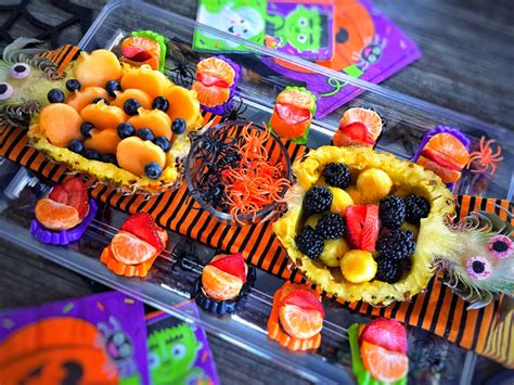 Spooky Halloween Fruit Tray