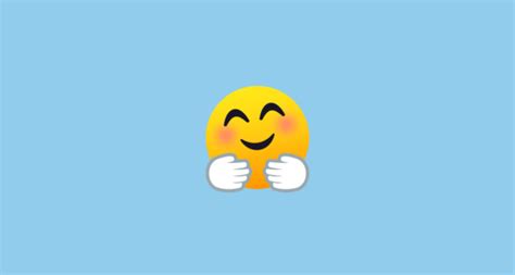 🤗 Smiling Face With Open Hands Emoji On Joypixels 55