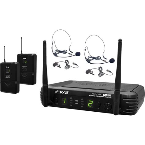 Which ones bring their a game? Pyle Pro PDWM3400 UHF Wireless Microphone System PDWM3400 B&H