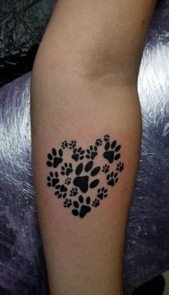 Paw Print Tattoos Ideas Designs Pictures Tattoo Me Now In