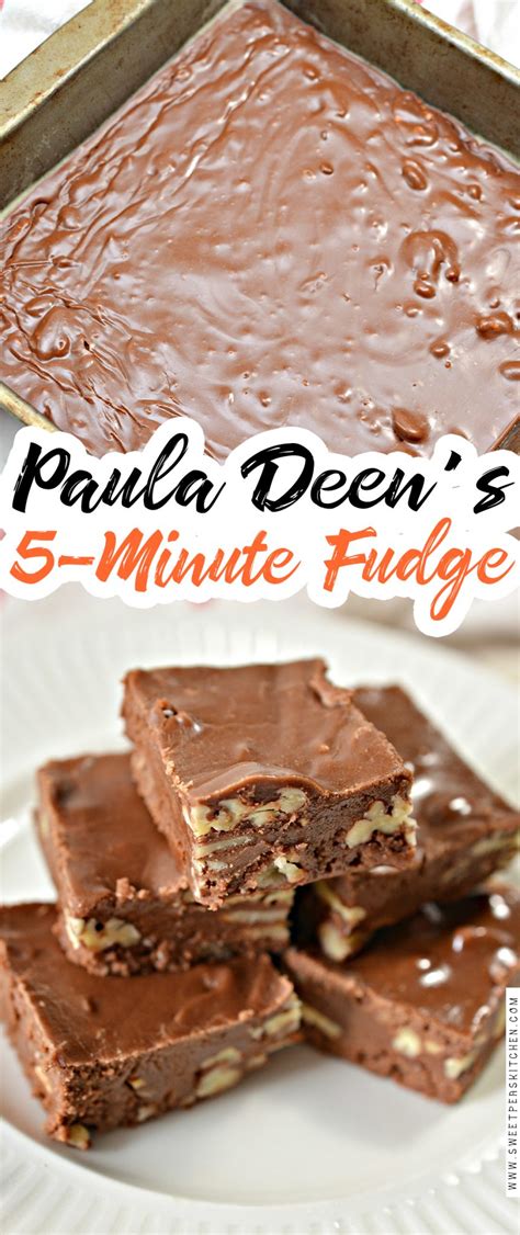 Paula Deens 5 Minute Fudge Sweet Peas Kitchen