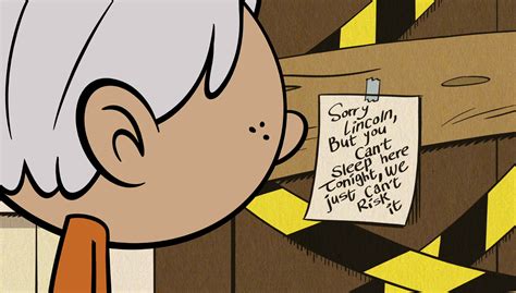 Image S2e08a Note On Lincolns Doorpng The Loud House