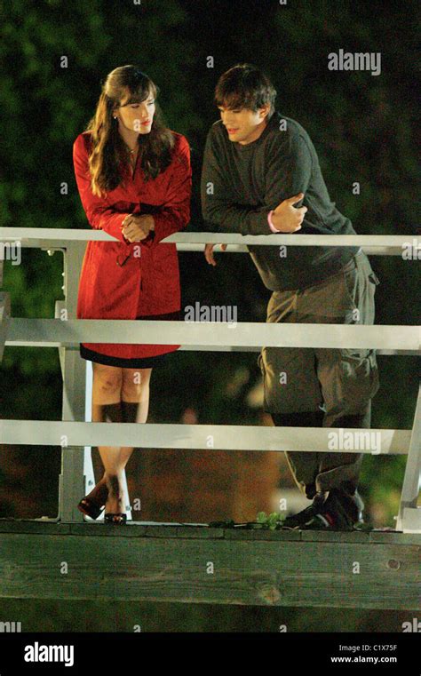 Ashton Kutcher And Jennifer Garner On The Set Of Their New Film