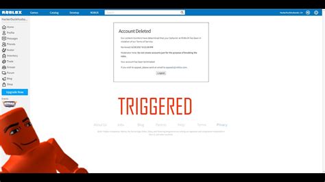 Deleting your instagram account is easy. MY ROBLOX ACCOUNT GOT DELETED - YouTube