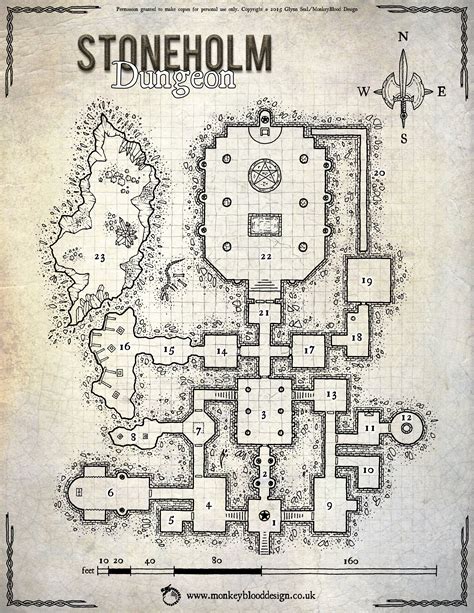 Fantasy Map Dungeon Maps Tabletop Rpg Maps