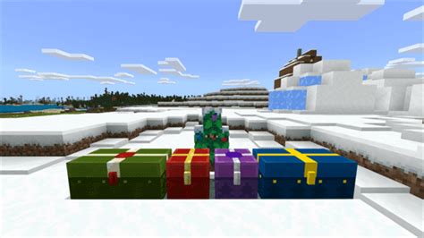 Christmas Chests Mcpe Texture Packs