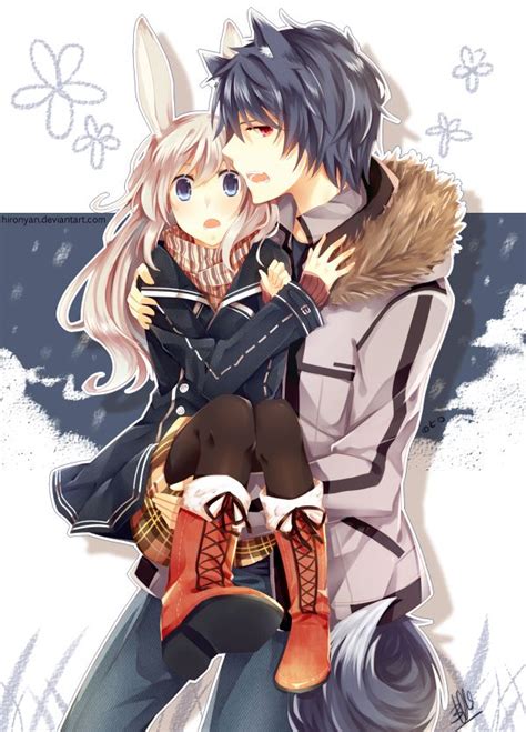 Anime Wolf Couple