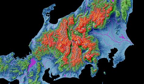 Elevation Map Of Japan