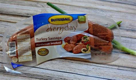 Turkey sausage can be a healthy alternative to beef or pork sausage and it provides a great alternative because of its taste, which is a little bit different than traditional sausage. Butterball Turkey Sausage | Growing Up Gabel