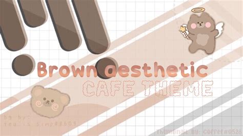 Aesthetic Brown Korean Themed Cafe Template Aesthetic Discord Server