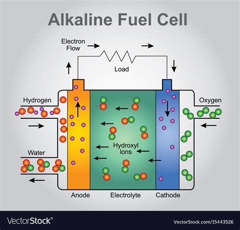 Alkaline Fuel Cell Technologies Infographic Vector Image