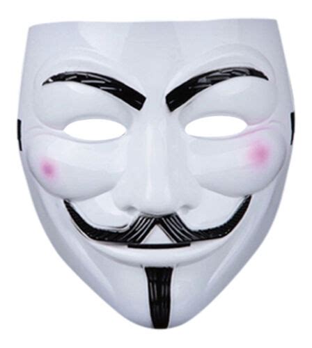 10 Guy Fawkes Anonymous Face Masks Hacker Bonfire Night Halloween Fancy