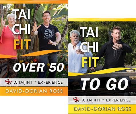 Bundle Tai Chi Fit Over 50 And To Go With David Dorian Ross Beginner Dvds For Balance And