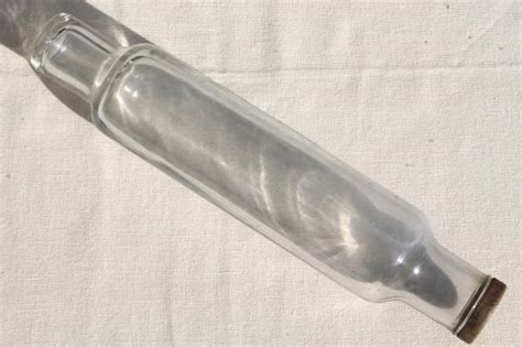 Vintage Glass Rolling Pin Roll Rite Ice Water Rolling Pin W Good