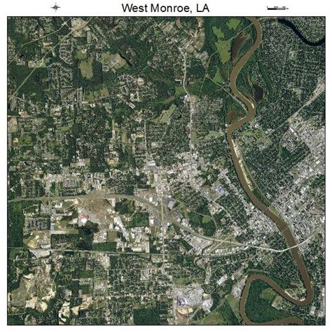 Aerial Photography Map Of West Monroe La Louisiana