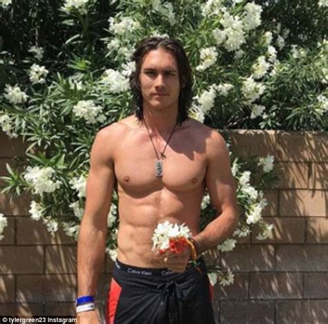 Tyler Green Is The Hunk Who Cosied Up To Paris Jackson Daily Mail Online