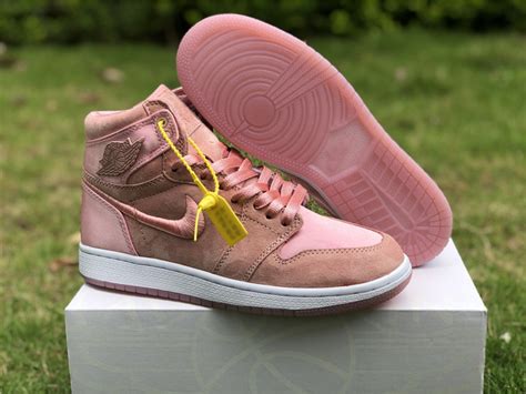Nike Air Jordan I 1 Women Basketball Shoes Pink All Sepsport