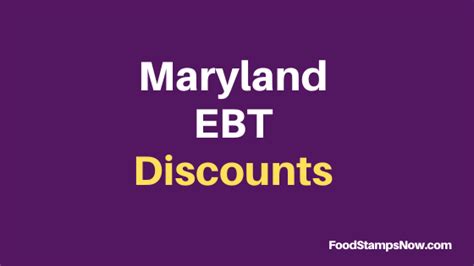 There are 25 food stamp offices in maryland, serving a population of 5,996,079 people in an area of 9,707 square miles. Maryland EBT Discounts and Perks 2020 Edition - Food ...