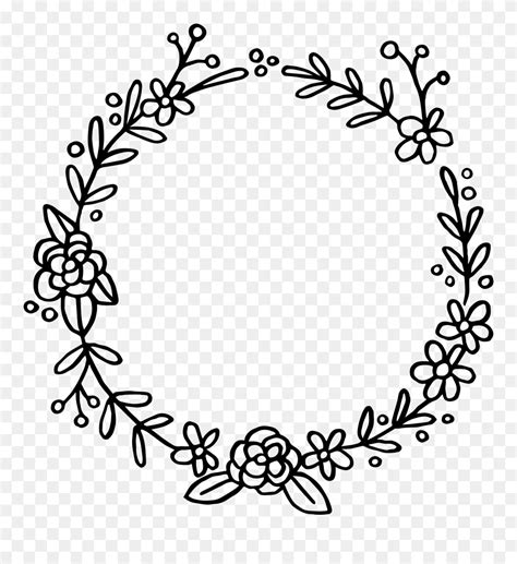 Download Floral Wreath Svg Free Clipart (#5396194) - PinClipart