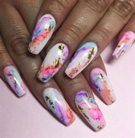 Unusual Watercolor Nail Art Ideas That Looks Cool In Nail Designs Summer Water Color