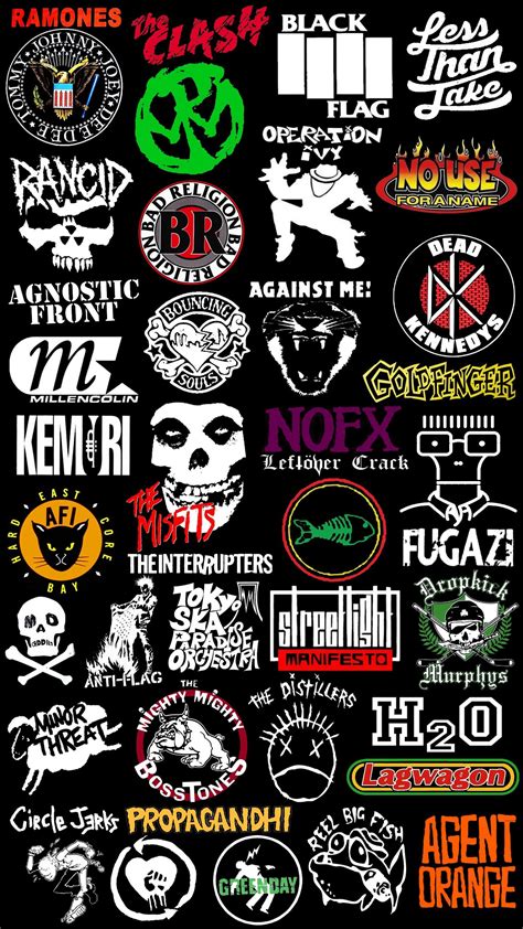 Punk Rock Bands Logos Is Hd Wallpapers And Backgrounds For Desktop Or