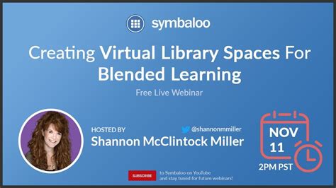 Webinar Creating Virtual Library Spaces For Blended Learning Youtube