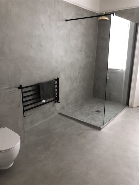 Bath Microcement And Polished Plaster Gallery Portfolio Concrete