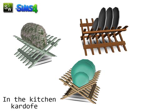 Sims 4 Dish Rack Cc All Free To Download Fandomspot Parkerspot