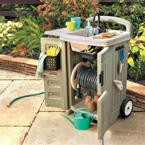 Garden sink that hooks up to your hose outdoor sinks outside with genius idea the whoot faucet best ideas on kitchens for stock tank laundry room diy outdoor sink hooks up with your hose genius idea the whoot. Portable Water Center | Outdoor sinks, Portable sink ...