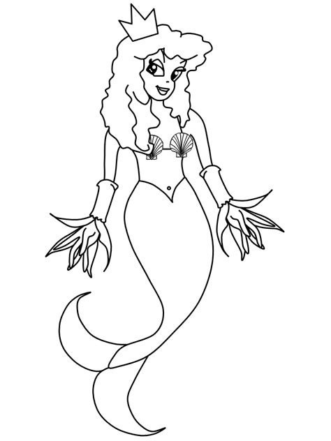 Printable Mermaids 22 Fantasy Coloring Page Coloring Home