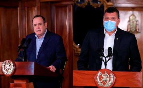 Presidente Y Vicepresidente De Guatemala Se Reconcilian Y Piden Diálogo