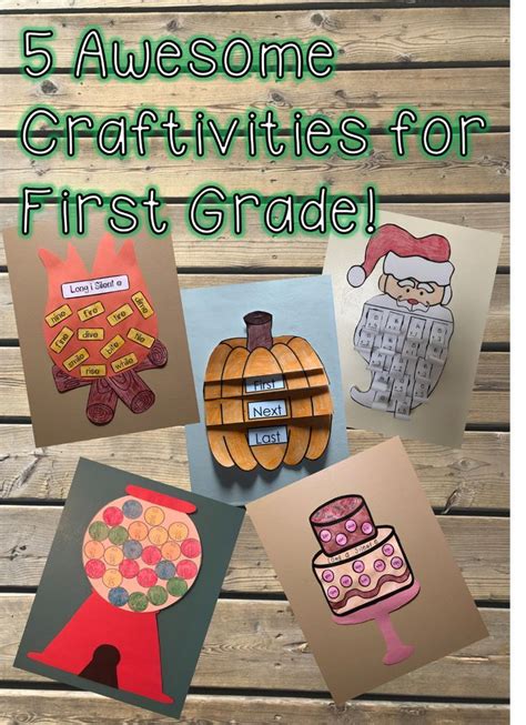 5 Awesome Craftivities For Your First Graders Summer School