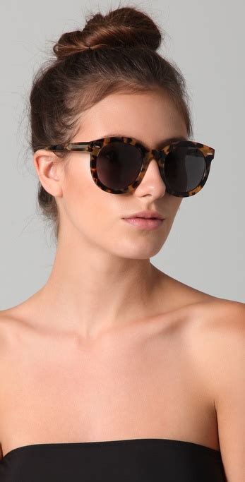Lyst Karen Walker Super Duper Strength Sunglasses Crazy Tort