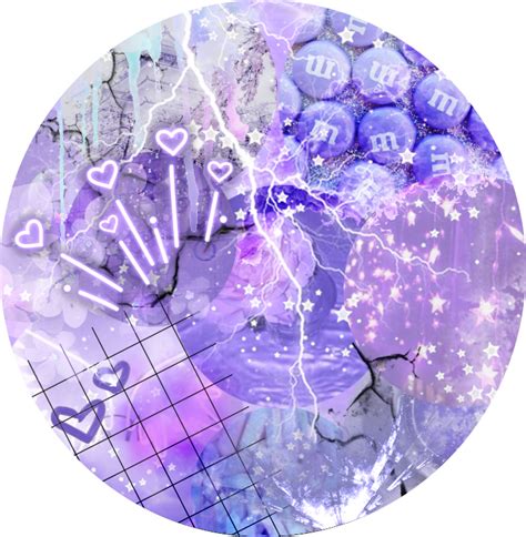 Sticker Purple Aesthetic Icon Circle Pastel Png Circl