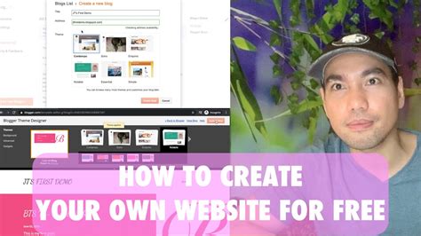 Enter the site name and click on 'get started for free'. Do It Yourself - Tutorials - How To Create Website For Free Using Blogger | Step-by-Step ...