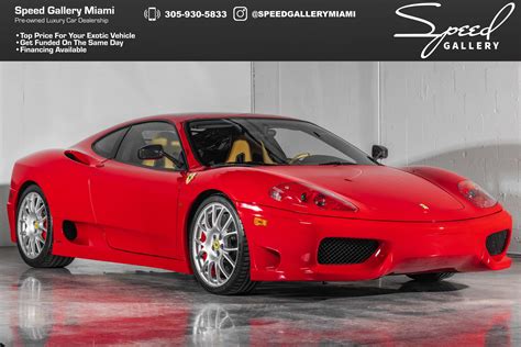 2004 Ferrari 360 Challenge Stradale Speed Gallery Miami