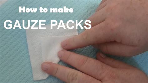 It bled profusely and i did bite … read more. How to Fold a Dental Gauze Pack - Instructions - YouTube