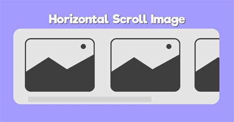 Cara Membuat Horizontal Scroll Image Di Blogger Pure Css