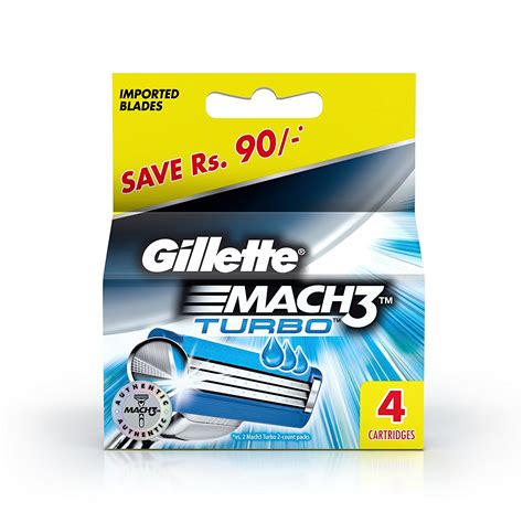 amazon buy gillette mach 3 turbo manual shaving razor blades