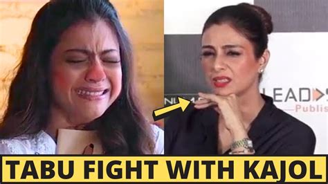 Tabu Got Angry On Ajay Devgan After Divorce With Kajol Youtube