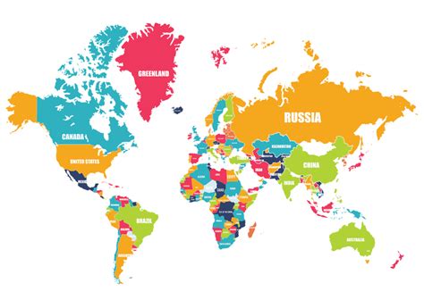 Mapa Del Mundo Png Transparente Png Play