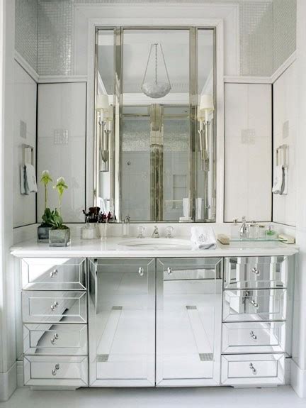 Make your bathroom look functional and attractive with a stylish mirrored bathroom vanity offered by some of the leading brands. To da loos: Lusting for Mirrored vanities Part 1
