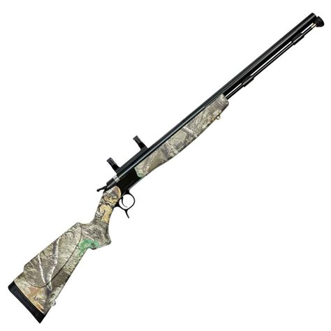 Cva Optima V2 50 Caliber Realtree Edge Black Break Open In Line